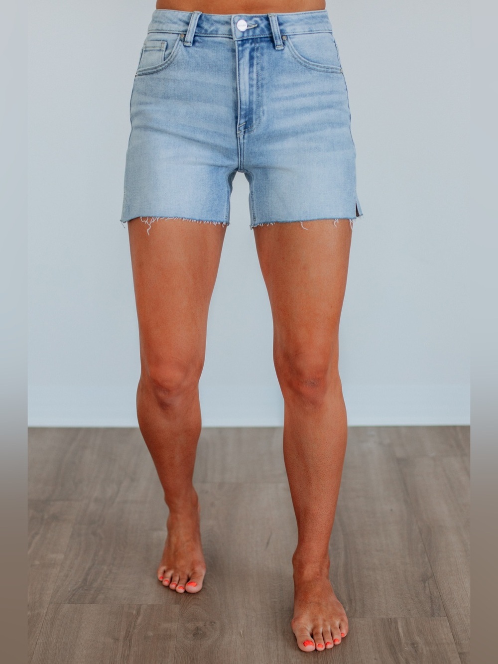 RISEN Light High Rise Raw Vent Hem
